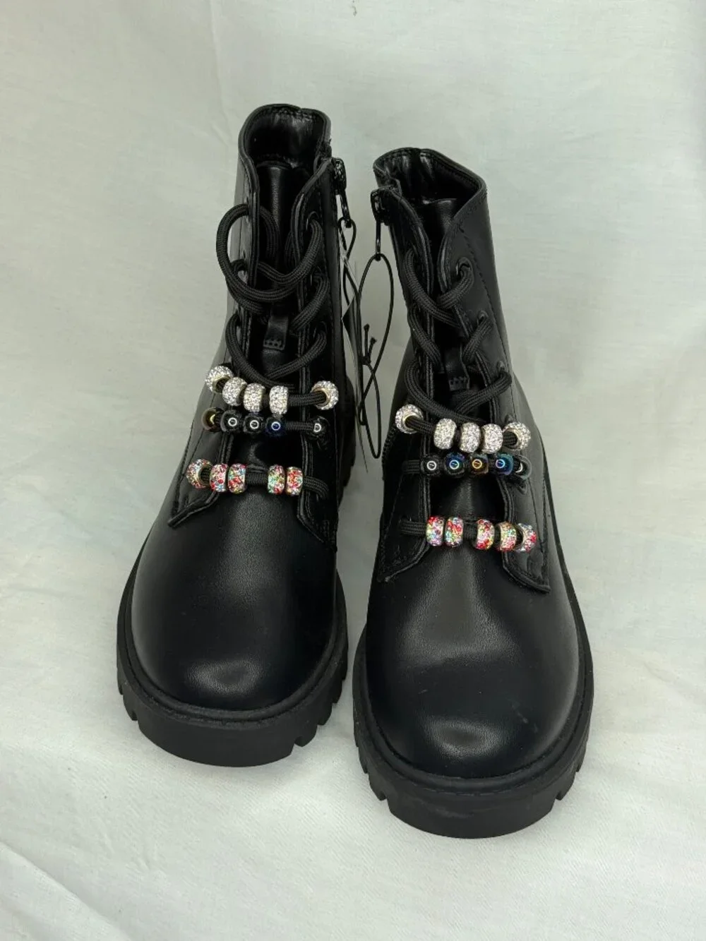 Kids' Bronx Lace-Up Combat Boots - art class NWT